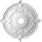 Ekena Millwork Attica PVC Medallion (Canopies up to 7 3/4"), 22"OD x 3 1/2"ID x 1"P, Textured Metallic Galaxy CMP22ATAGX - alternate 5